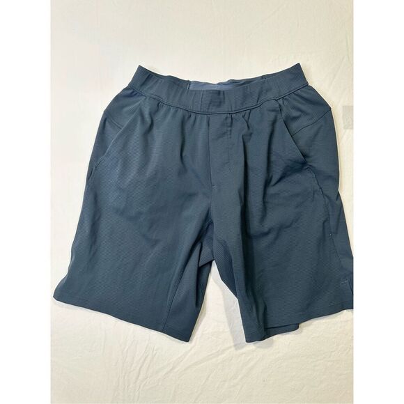 Lululemon Shorts Men Blue Linerless 9" Pockets Gym Active, Size S - Picture 1 of 6